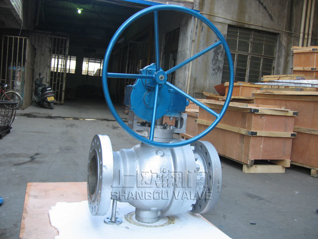 金屬硬密封鑄鋼固定球閥